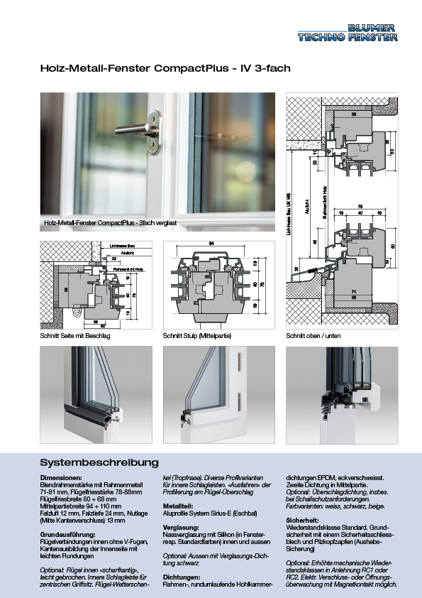 Katzentüren - Blumer Techno Fenster AG