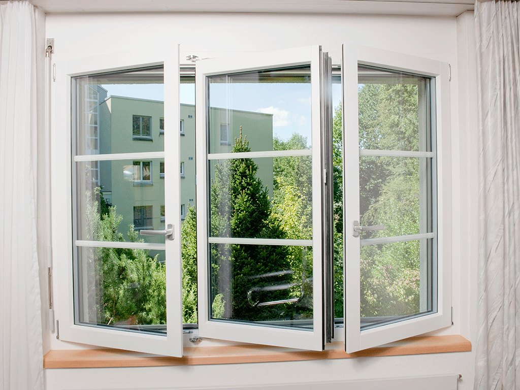 dreiteiliges Fenster